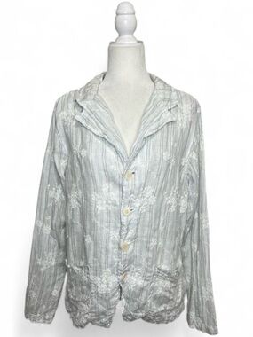 CP SHADES Angelica Linen Jacket / Button
Up Top